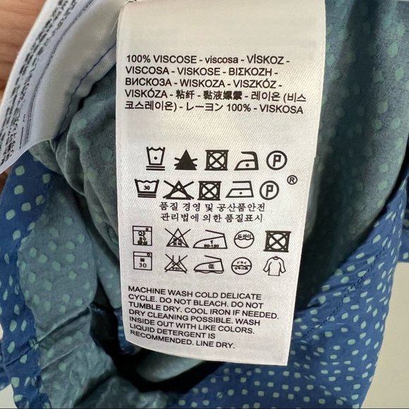 Levi’s Blue Polka Dot Tie Waist Romper - Picture 11 of 11